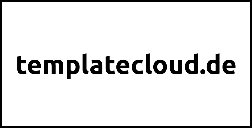 templatecloud.de