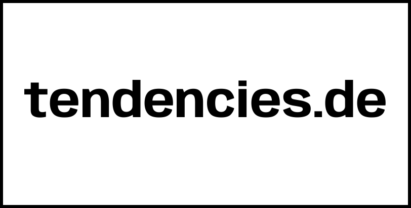 tendencies.de