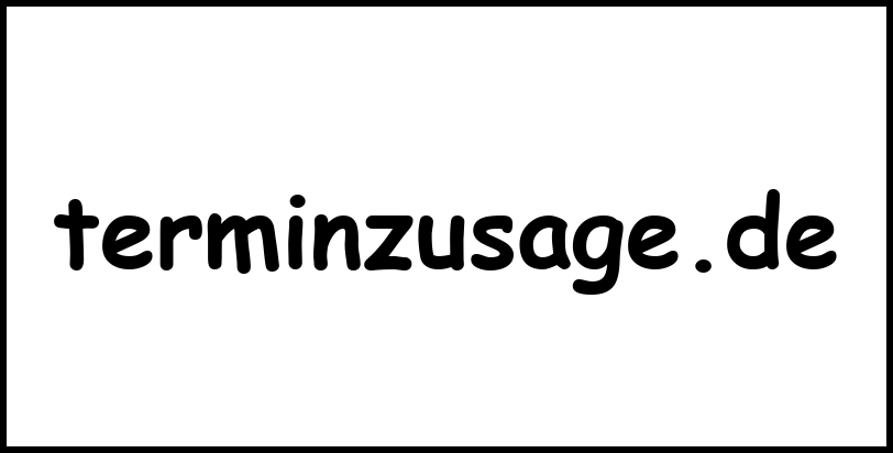 terminzusage.de