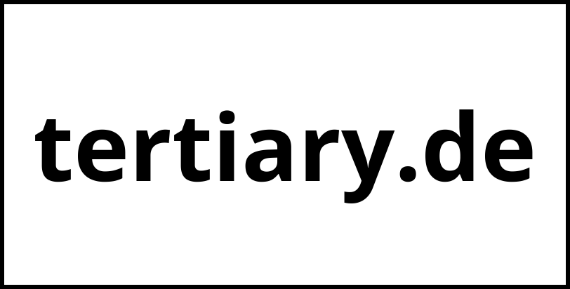 tertiary.de