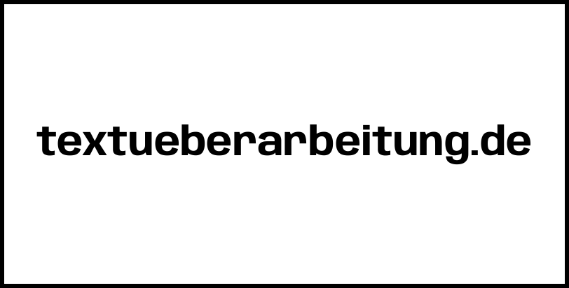 textueberarbeitung.de