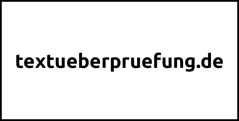 textueberpruefung.de