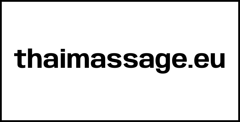 thaimassage.eu