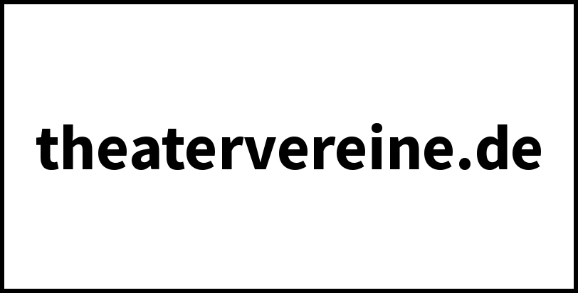 theatervereine.de