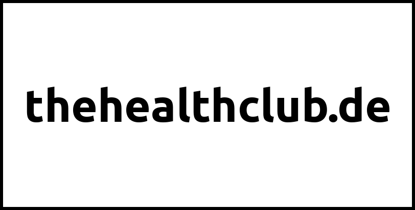 thehealthclub.de