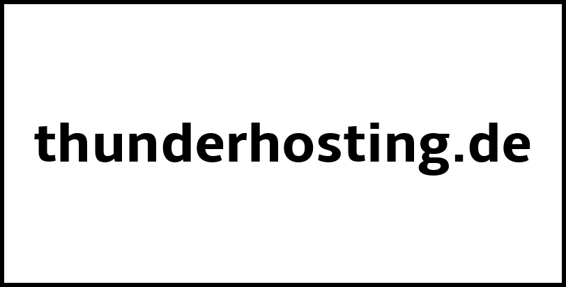 thunderhosting.de