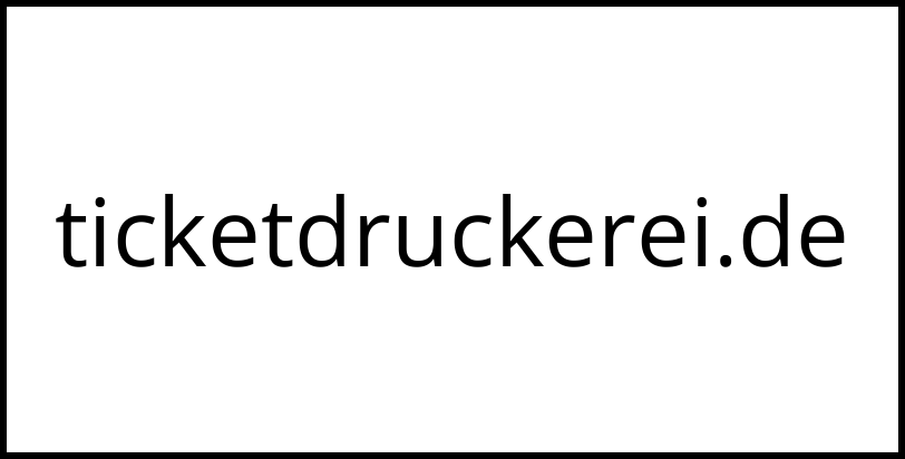 ticketdruckerei.de