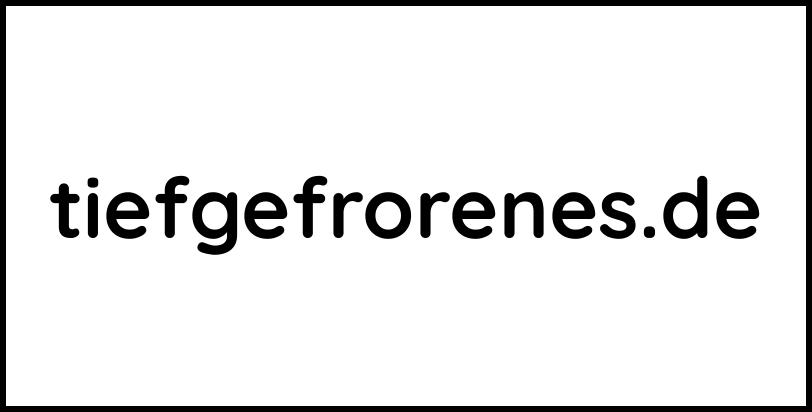 tiefgefrorenes.de