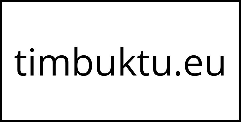 timbuktu.eu