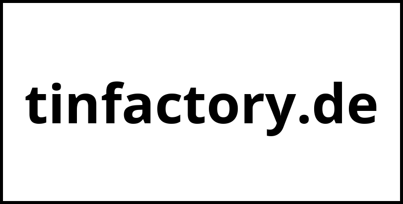 tinfactory.de