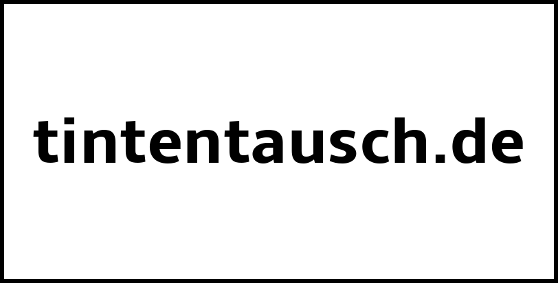 tintentausch.de