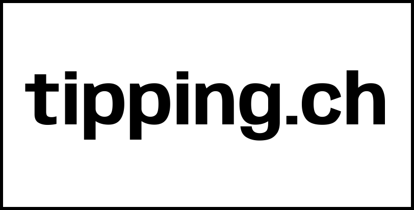 tipping.ch