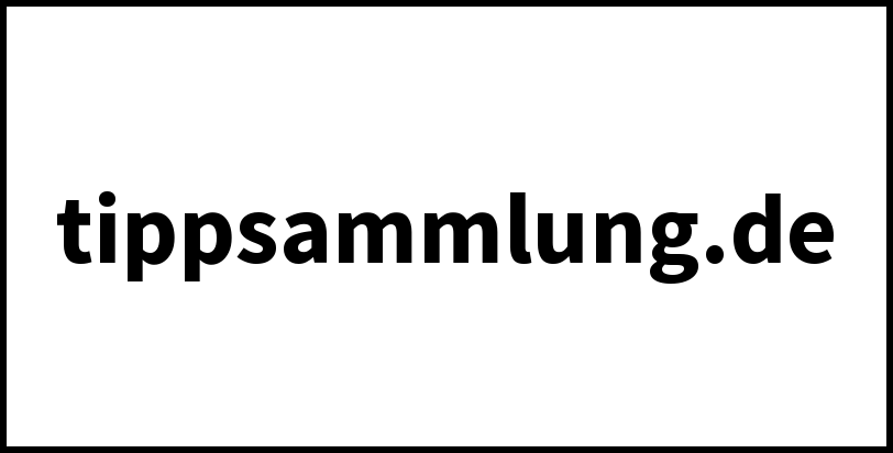 tippsammlung.de