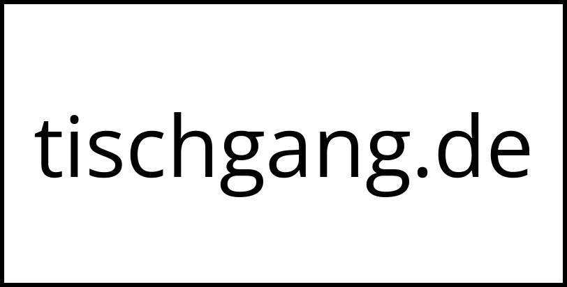 tischgang.de