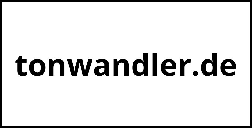 tonwandler.de