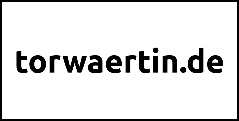 torwaertin.de