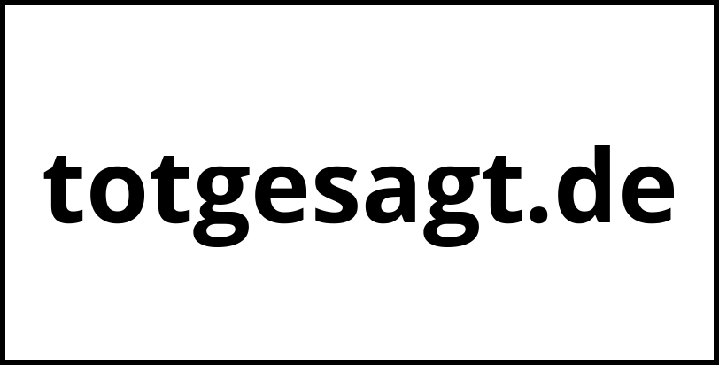 totgesagt.de