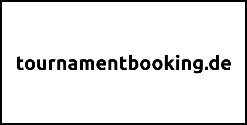 tournamentbooking.de