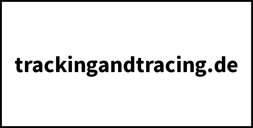 trackingandtracing.de