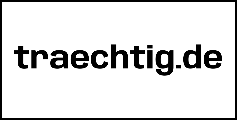 traechtig.de