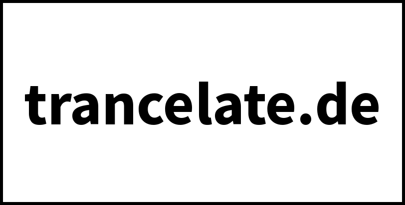 trancelate.de