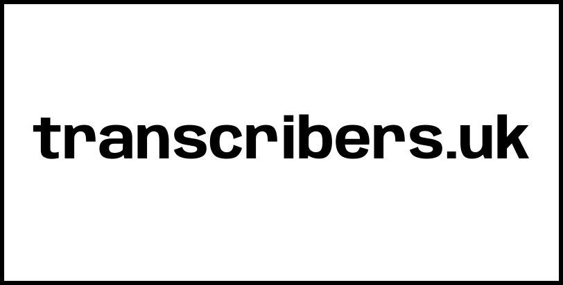 transcribers.uk