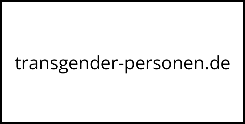 transgender-personen.de