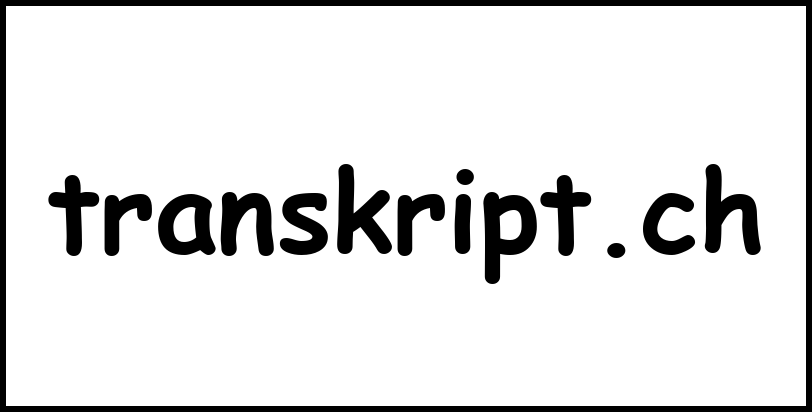 transkript.ch