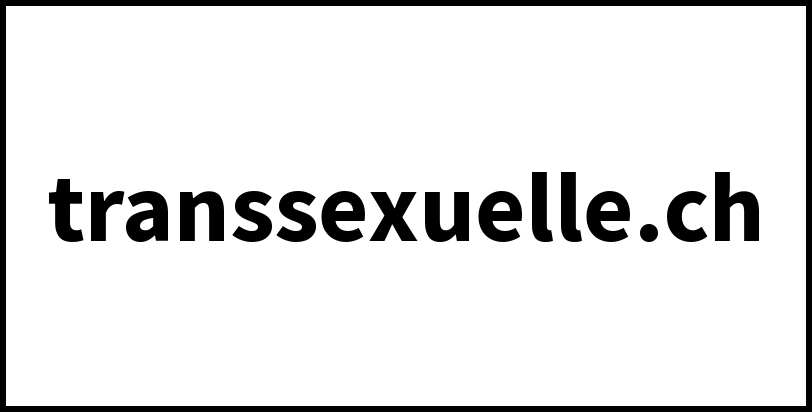 transsexuelle.ch