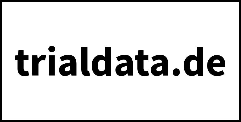 trialdata.de