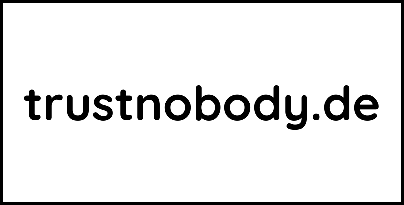 trustnobody.de