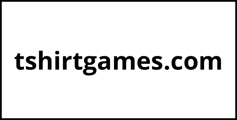 tshirtgames.com