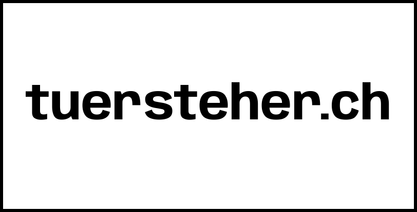 tuersteher.ch