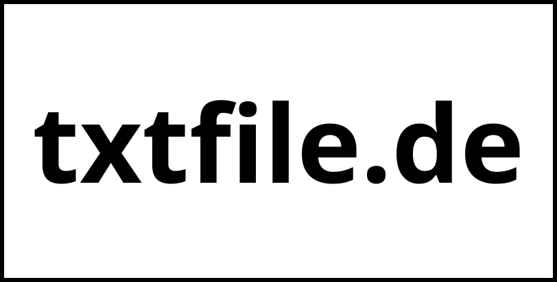 txtfile.de