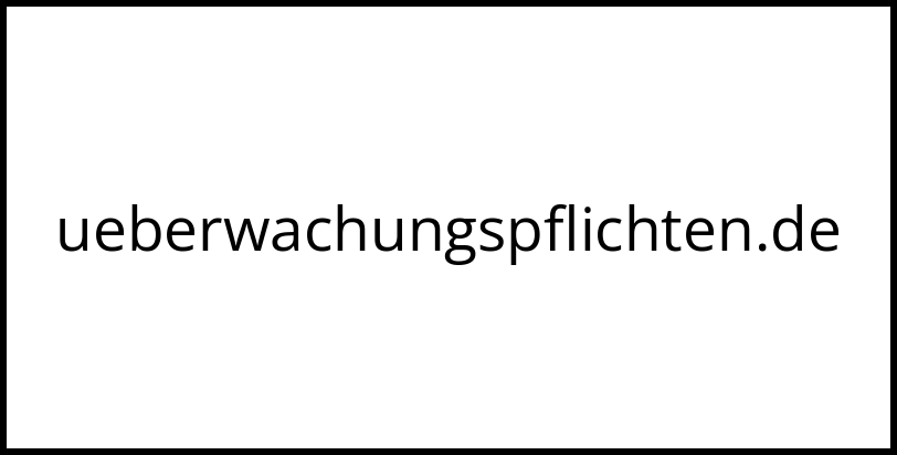 ueberwachungspflichten.de