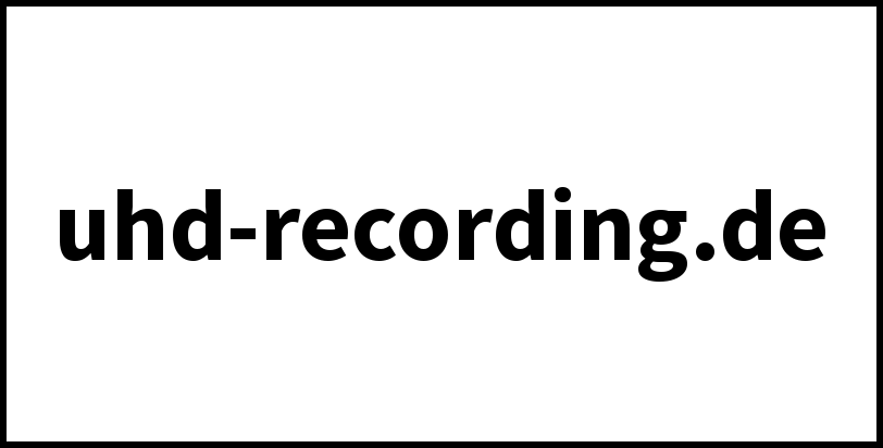 uhd-recording.de