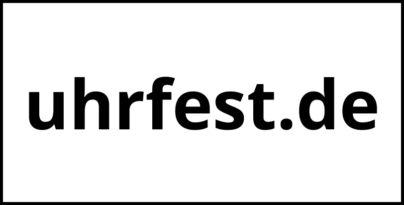 uhrfest.de