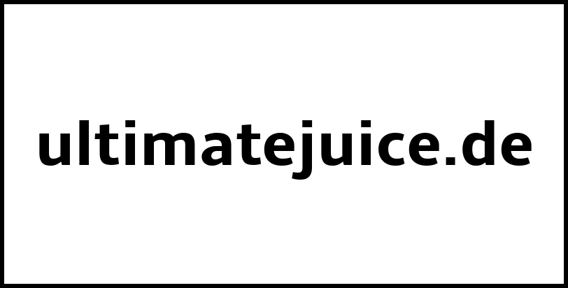 ultimatejuice.de