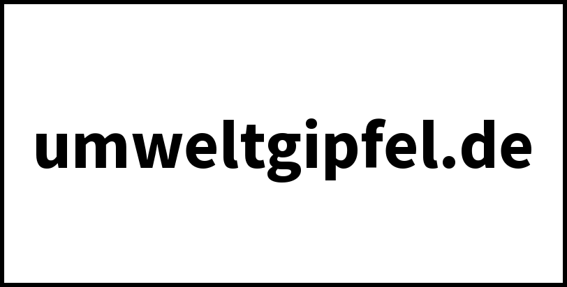 umweltgipfel.de