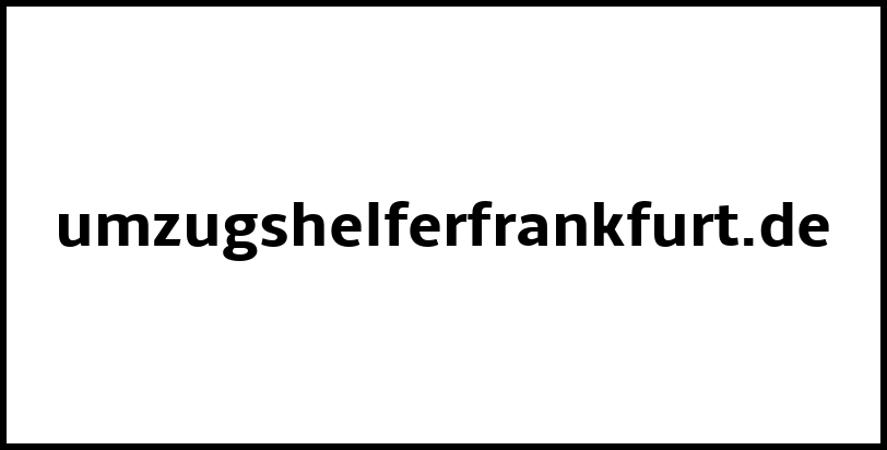 umzugshelferfrankfurt.de