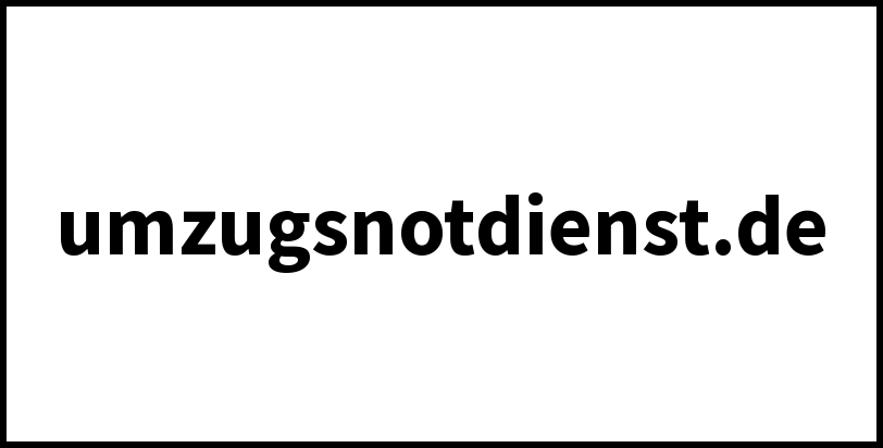 umzugsnotdienst.de