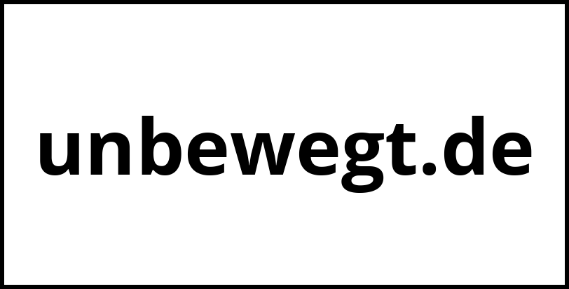 unbewegt.de