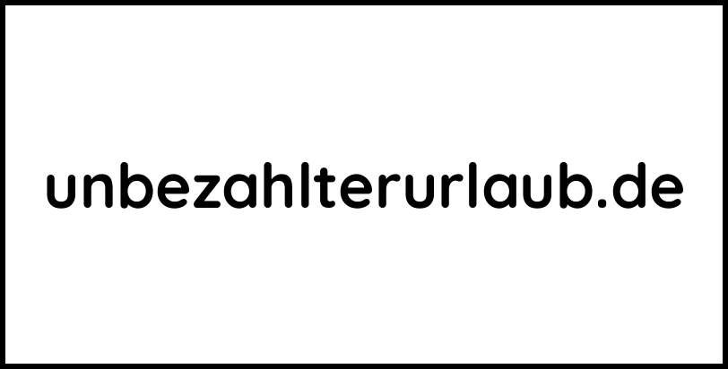 unbezahlterurlaub.de