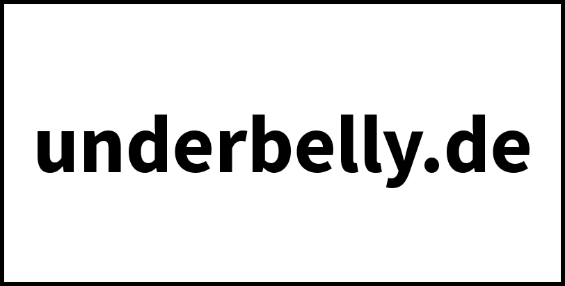 underbelly.de