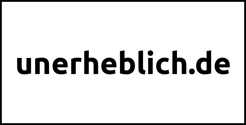 unerheblich.de