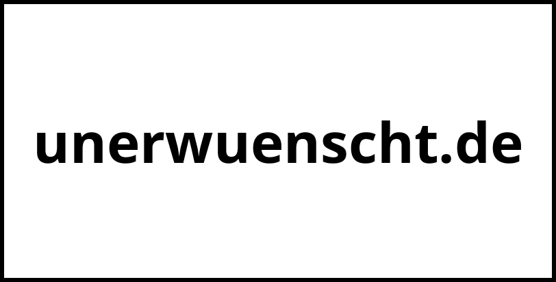 unerwuenscht.de