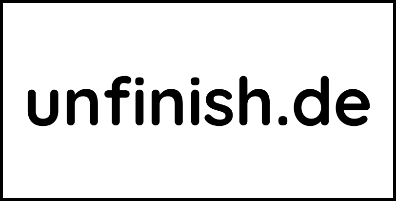 unfinish.de