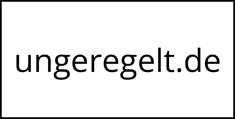 ungeregelt.de