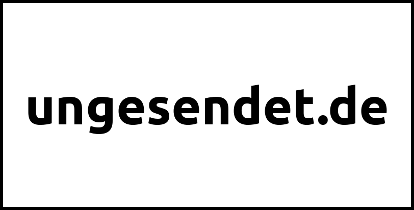 ungesendet.de