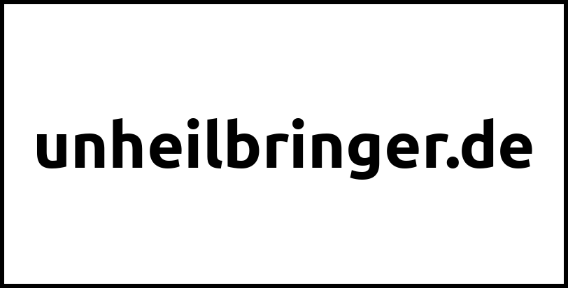 unheilbringer.de